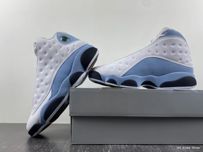 1st Kicks Shoes Grey 13 Air Blue 414571-170 Jordan 0708